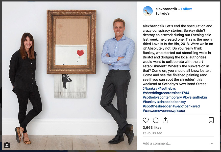 Alex Bancik, European Head of Contemporary Art, Sotheby's on Banksy.jpg