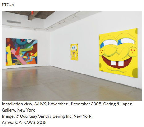Installation view of KAWS "Again and Again"