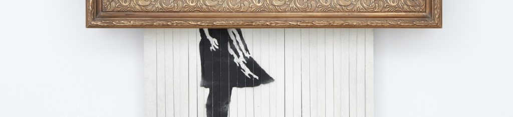 Banksy shreds close up